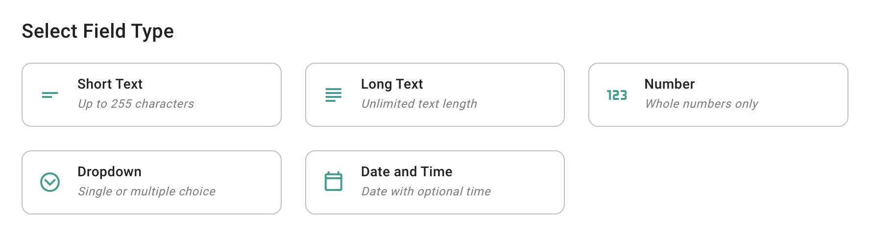 Bayanat Form Builder field configuration screen