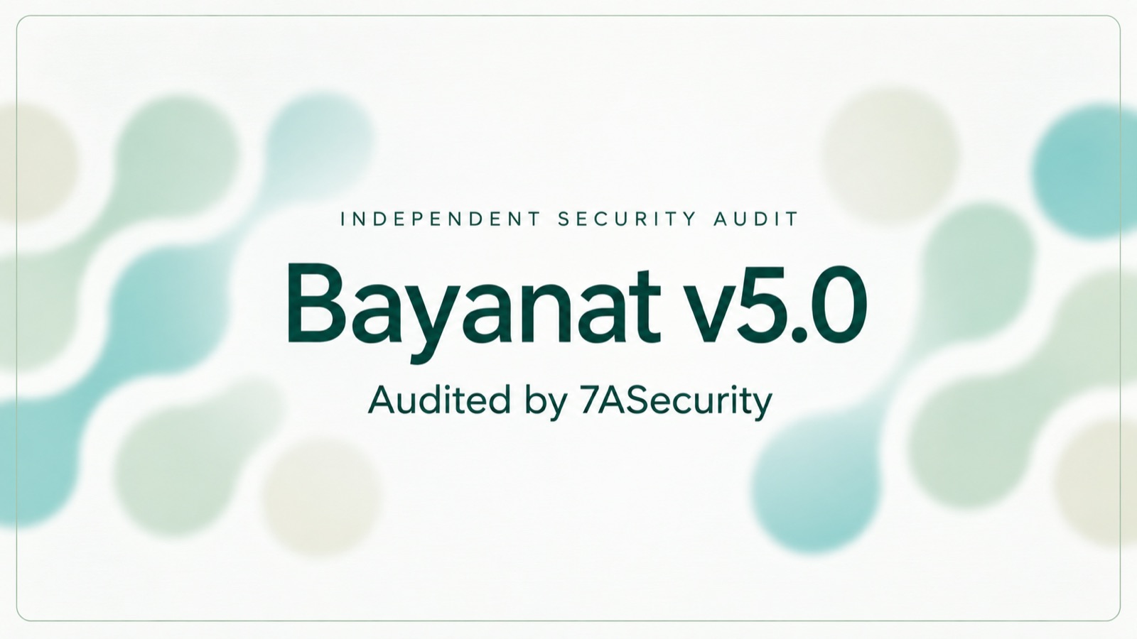 Featured image for Bayanat v5.0 security audit by 7ASecurity
